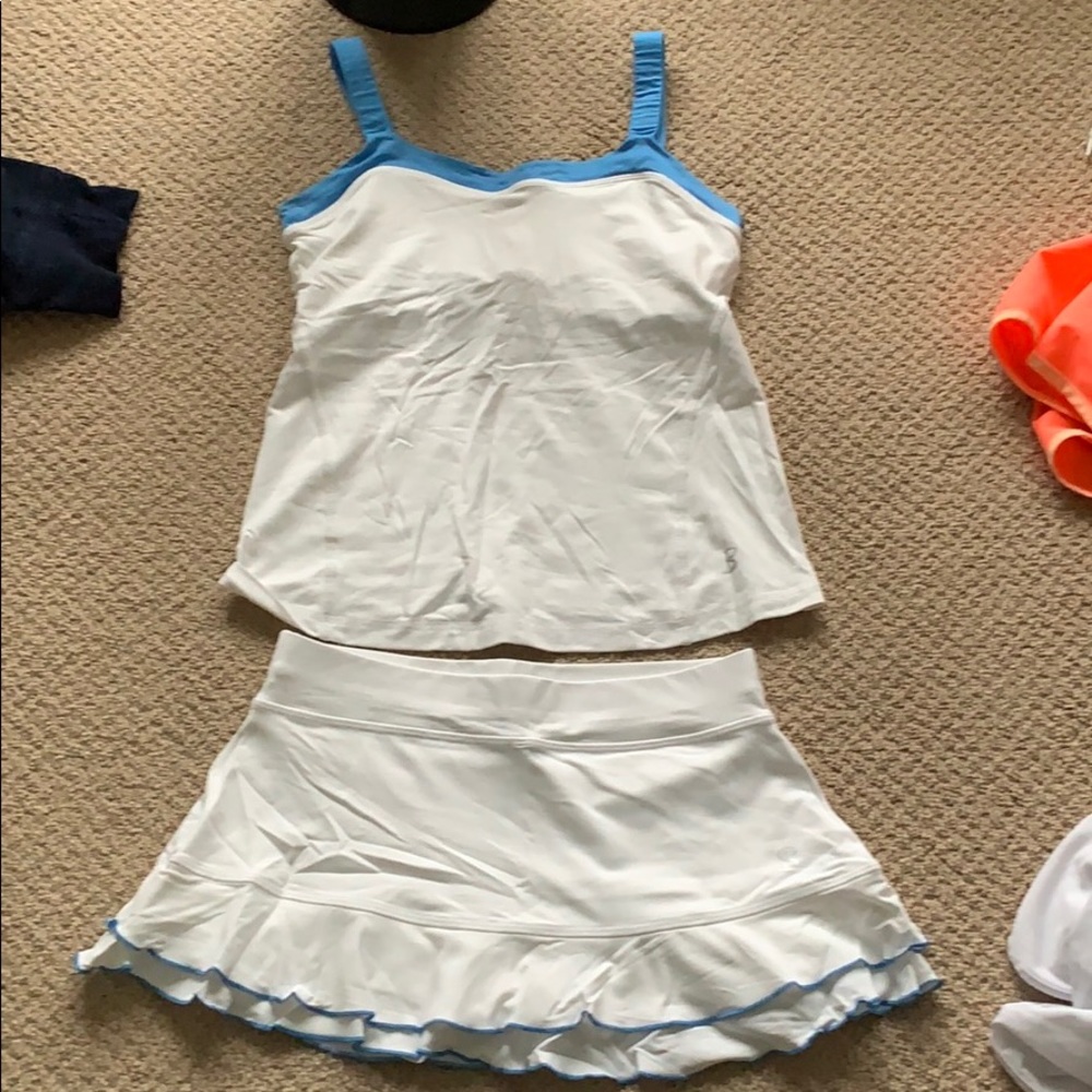 2-pc Ballen Isles Tennis Skort+Top